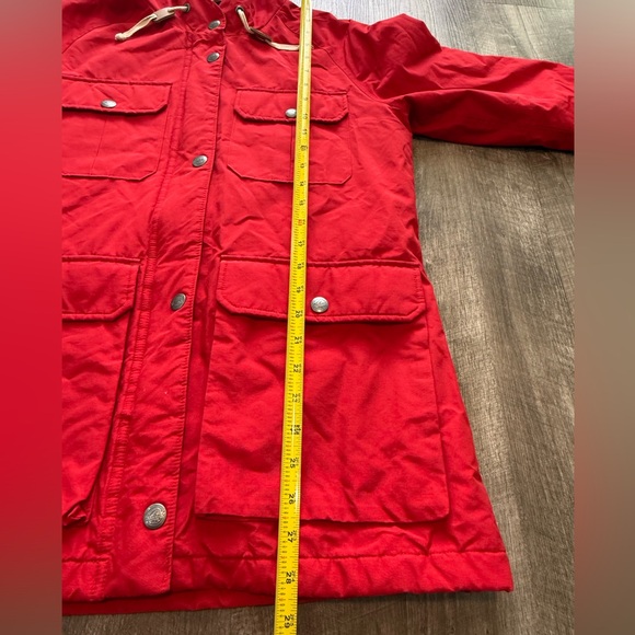 Woolrich Womens Advisory Mountain Parka 15194 Red Wool Insulated Waterproof Sz M - Picture 11 of 12